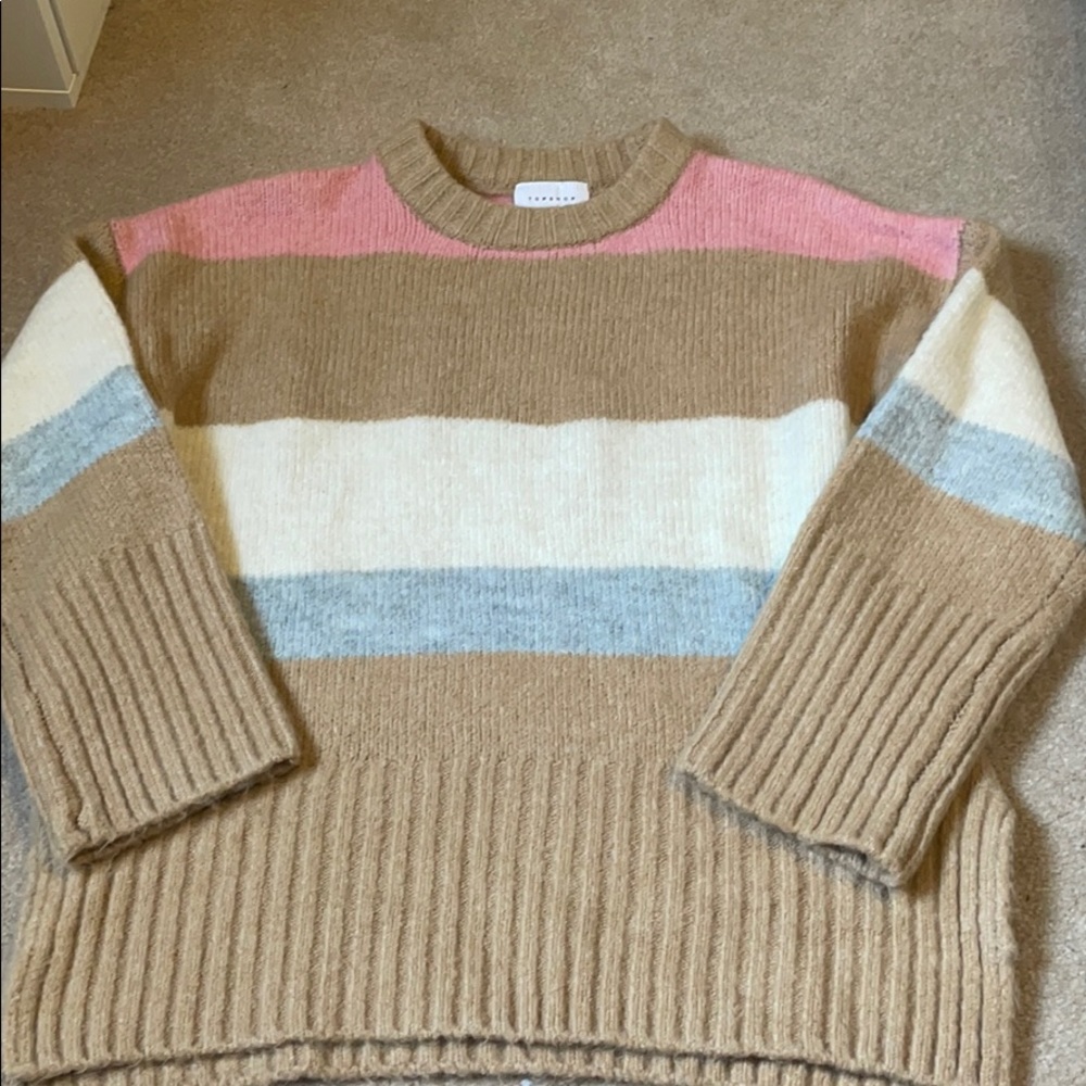 TopShop striped sweater, size xs
